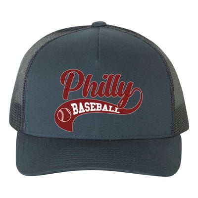 Sporty Philly Baseball Logo Yupoong Adult 5-Panel Trucker Hat