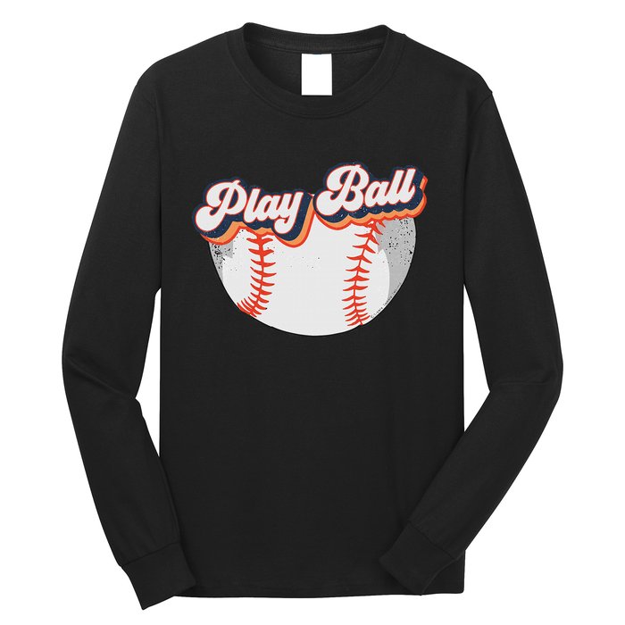 Style Play Ball Softball Baseball Long Sleeve Shirt