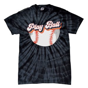 Style Play Ball Softball Baseball Tie-Dye T-Shirt