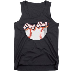 Style Play Ball Softball Baseball Tank Top