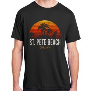 St Pete Beach Florida Fl Palms Vacation Surf Sunset Gift Adult ChromaSoft Performance T-Shirt