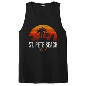 St Pete Beach Florida Fl Palms Vacation Surf Sunset Gift PosiCharge Competitor Tank