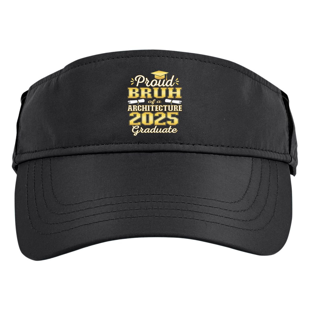 Super Proud Bruh of 2025 Architecture Graduate Family Adult Drive Performance Visor