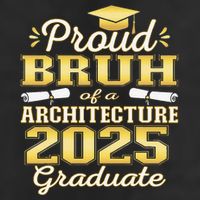 Super Proud Bruh of 2025 Architecture Graduate Family Adult Drive Performance Visor