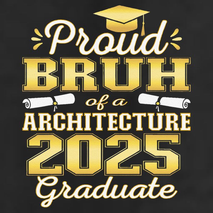 Super Proud Bruh of 2025 Architecture Graduate Family Adult Drive Performance Visor