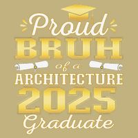 Super Proud Bruh of 2025 Architecture Graduate Family Cooling Performance Crew T-Shirt
