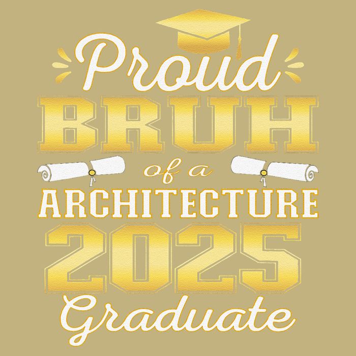 Super Proud Bruh of 2025 Architecture Graduate Family Cooling Performance Crew T-Shirt