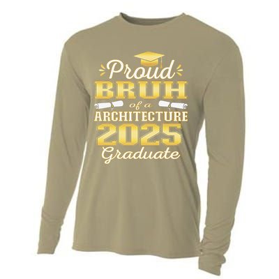 Super Proud Bruh of 2025 Architecture Graduate Family Cooling Performance Long Sleeve Crew