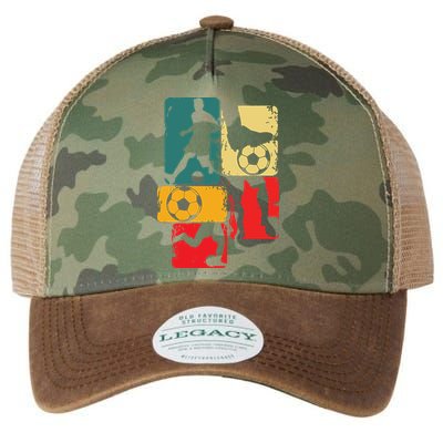 Soccer Player Boy Men Legacy Tie Dye Trucker Hat