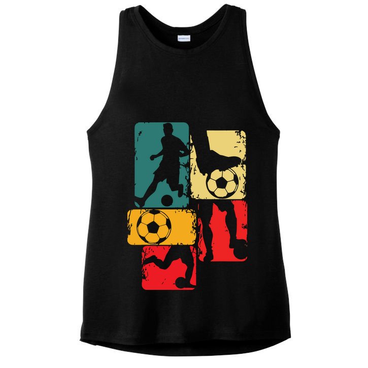 Soccer Player Boy Men Ladies PosiCharge Tri-Blend Wicking Tank