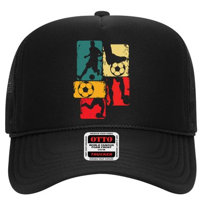 Soccer Player Boy Men Trucker Hat