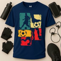 Soccer Player Boy Men Cooling Performance Crew T-Shirt