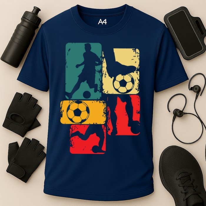 Soccer Player Boy Men Cooling Performance Crew T-Shirt