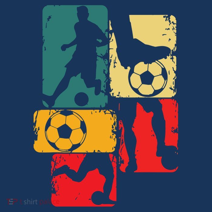 Soccer Player Boy Men Tall T-Shirt