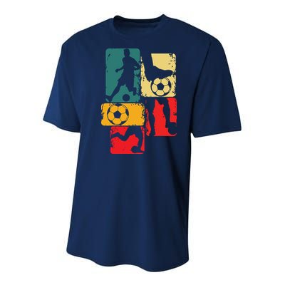Soccer Player Boy Men Youth Performance Sprint T-Shirt