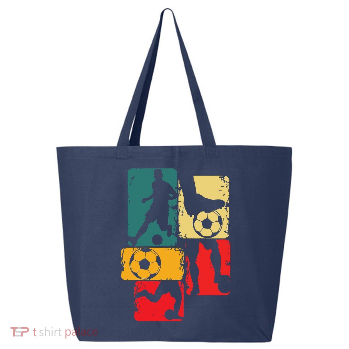 Soccer Player Boy Men 25L Jumbo Tote