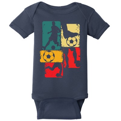 Soccer Player Boy Men Baby Bodysuit