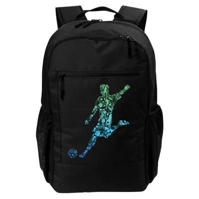 Soccer Player Boy Men Backpack