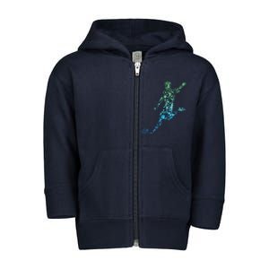 Soccer Player Boy Men Toddler Zip Fleece Hoodie