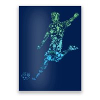 Soccer Player Boy Men Poster