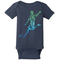 Soccer Player Boy Men Baby Bodysuit