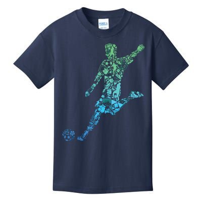 Soccer Player Boy Men Kids T-Shirt