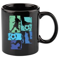 Soccer Player Boy 11oz C Handle Ceramic Mug