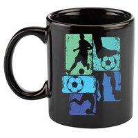 Soccer Player Boy 11oz C Handle Ceramic Mug