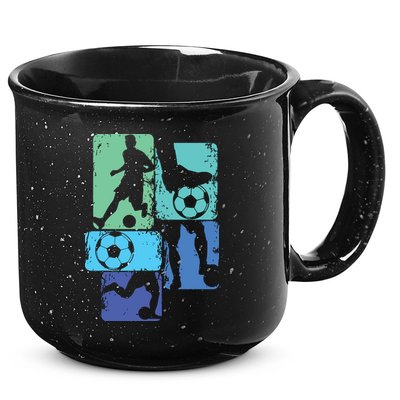 Soccer Player Boy 15oz Campfire Ceramic Mug