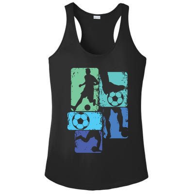 Soccer Player Boy Ladies PosiCharge Competitor Racerback Tank