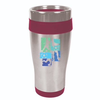 Soccer Player Boy 16oz Travel Tumbler