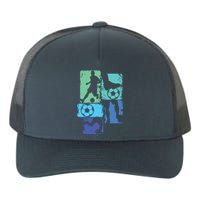 Soccer Player Boy Yupoong Adult 5-Panel Trucker Hat