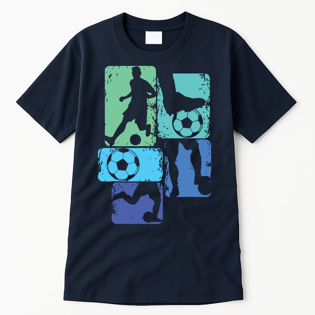Soccer Player Boy Tall T-Shirt