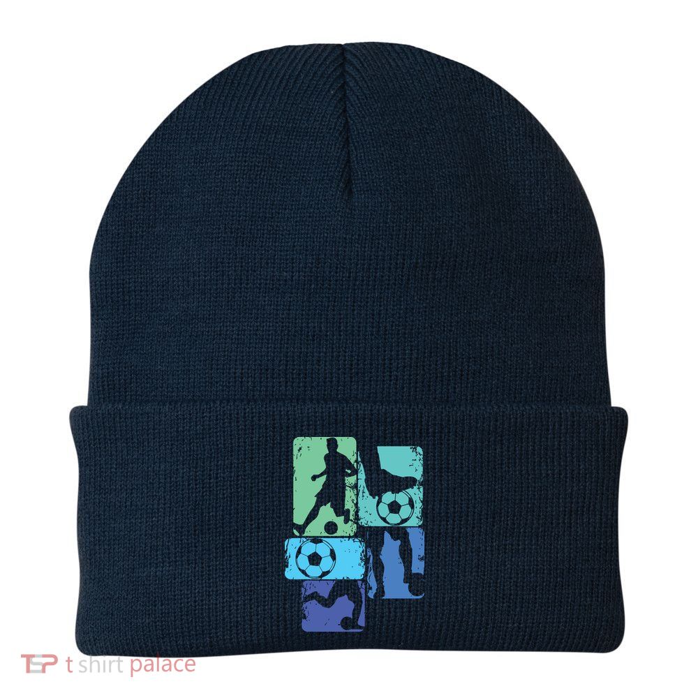 Soccer Player Boy Beanie