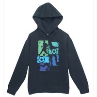 Soccer Player Boy Urban Pullover Hoodie