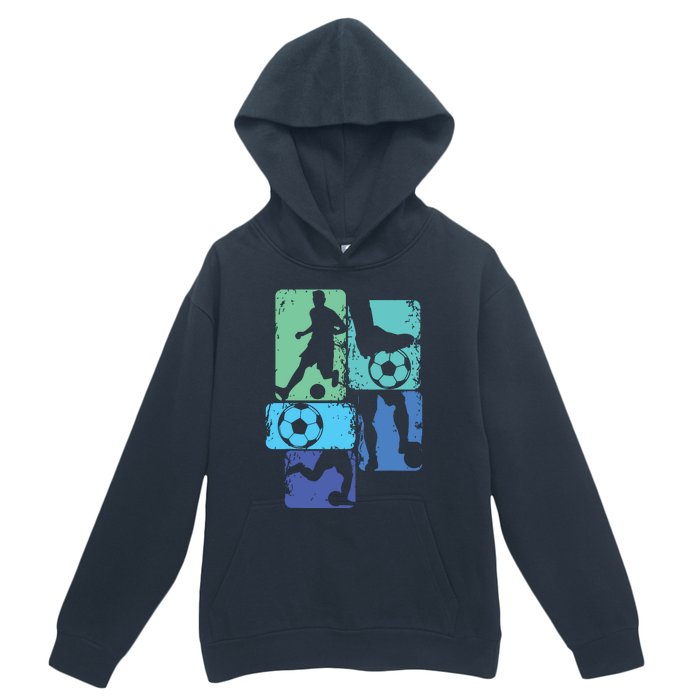 Soccer Player Boy Urban Pullover Hoodie