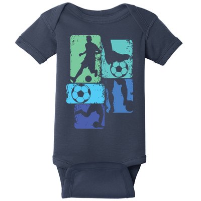 Soccer Player Boy Baby Bodysuit