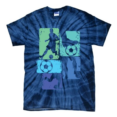 Soccer Player Boy Tie-Dye T-Shirt