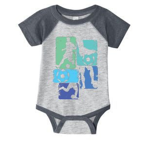 Soccer Player Boy Infant Baby Jersey Bodysuit