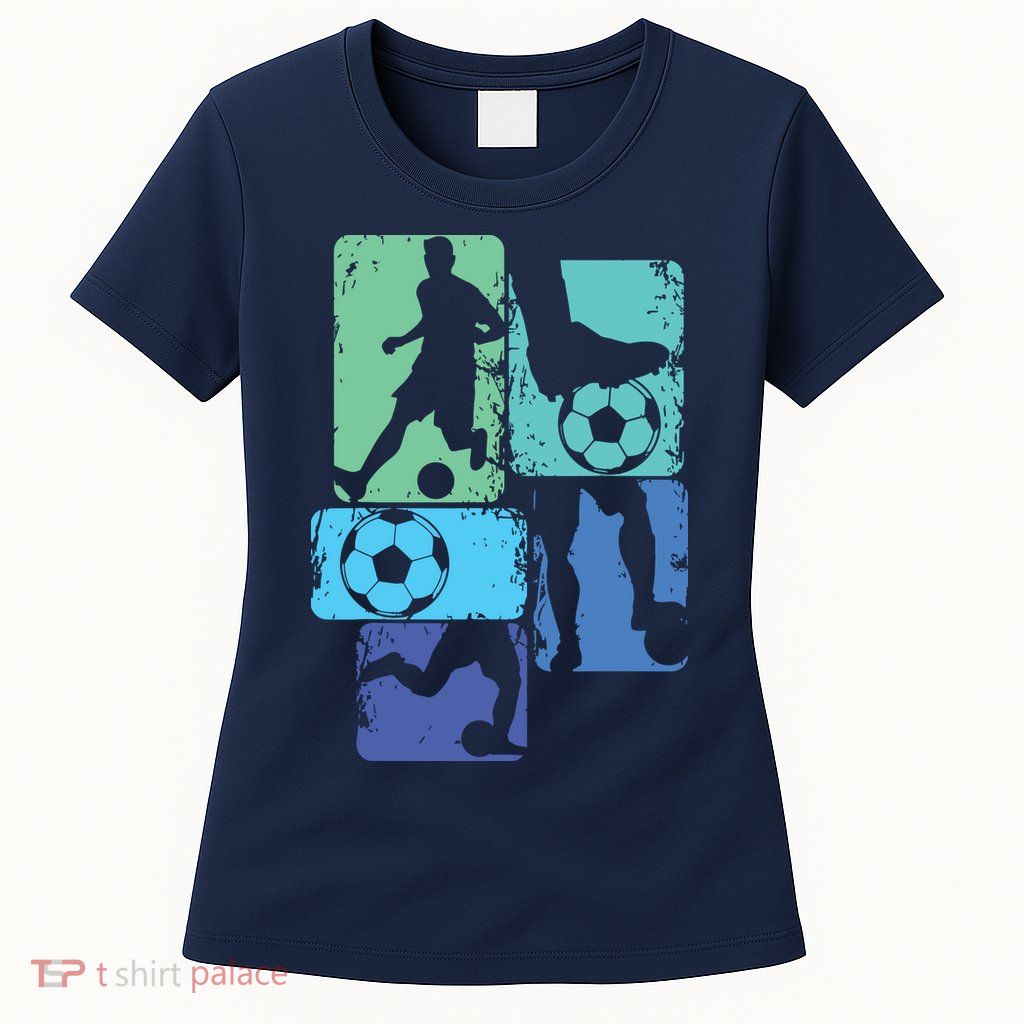 Soccer Player Boy Womens T-Shirt