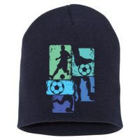 Soccer Player Boy Short Acrylic Beanie