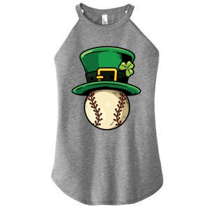 St Patricks Baseball For Coach Sports Gift Women's Perfect Tri Rocker Tank