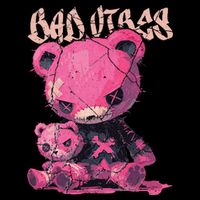 Stitched Plush Bear Cute Gothic Doggie Tank