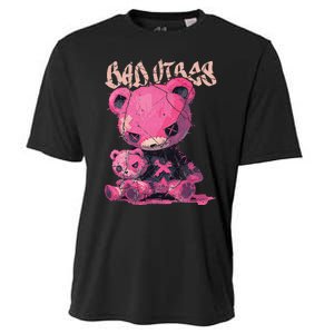 Stitched Plush Bear Cute Gothic Cooling Performance Crew T-Shirt