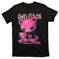 Stitched Plush Bear Cute Gothic T-Shirt