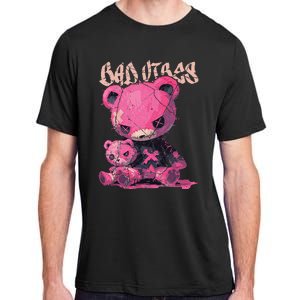 Stitched Plush Bear Cute Gothic Adult ChromaSoft Performance T-Shirt