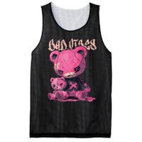 Stitched Plush Bear Cute Gothic Mesh Reversible Basketball Jersey Tank