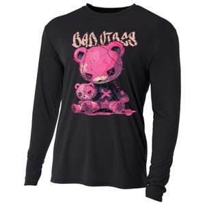 Stitched Plush Bear Cute Gothic Cooling Performance Long Sleeve Crew