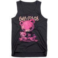 Stitched Plush Bear Cute Gothic Tank Top