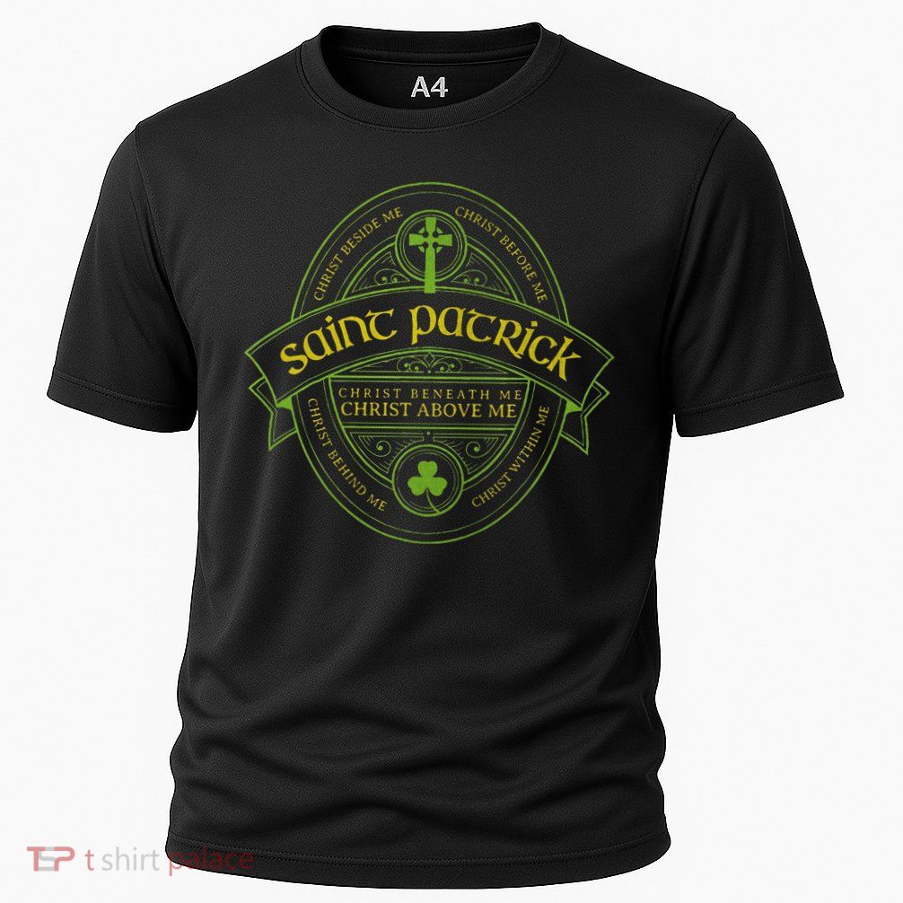 St Patrick Breastplate Prayer Catholic Saint Patricks Day Performance Shirt
